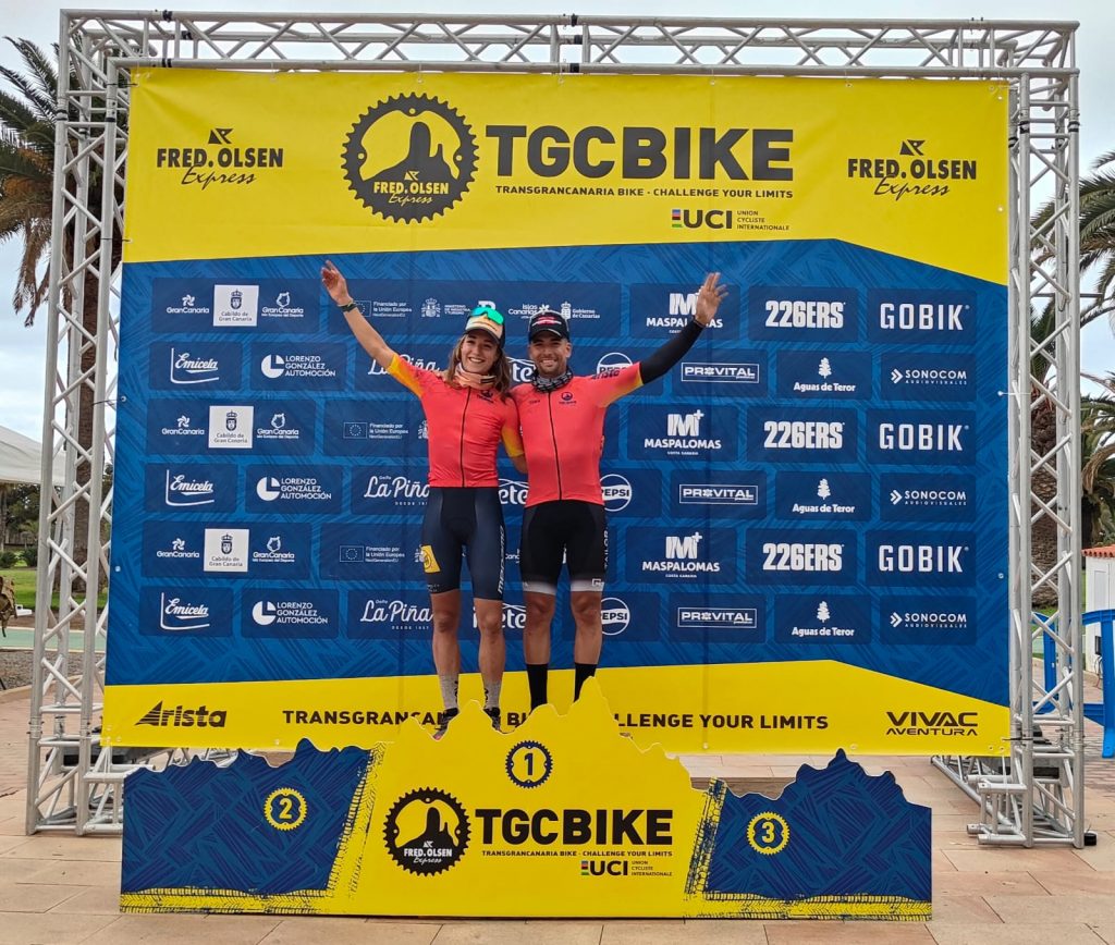 Rosa van Doorn y Miguel Muñoz, líderes tras la segunda etapa de la Fred.Olsen Express Transgrancanaria Bike